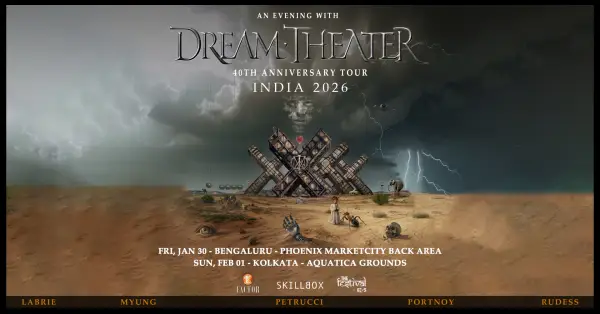 Dream Theater - 40th Anniversary Tour INDIA 2026 | 30th Jan 2026
