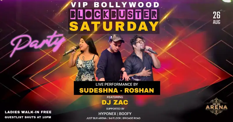 VIP Bollywood Blockbuster Saturday | tickets