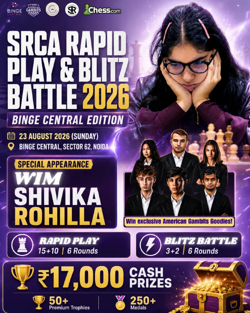 SRCA RAPID PLAY AND BLITZ BATTLE - BINGE CENTRAL EDITION