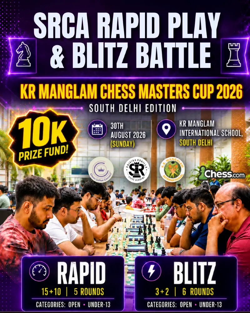 KR Mangalam Chess Masters Cup By SRCA