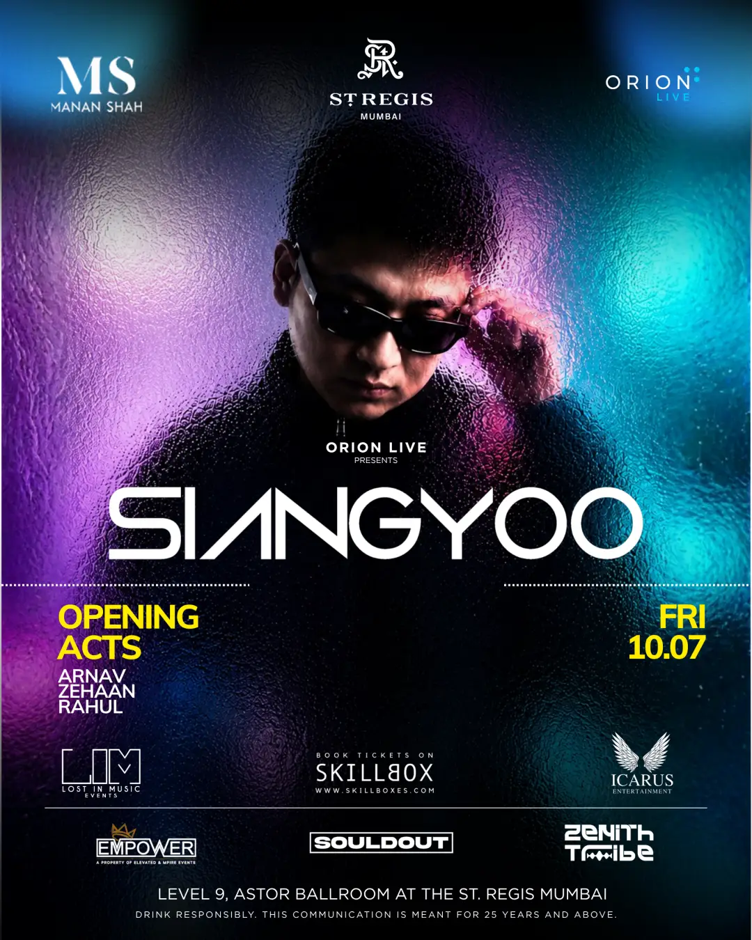 SIANGYOO | Debut India Tour | Mumbai | Friday 10th July | 10 PM ONW