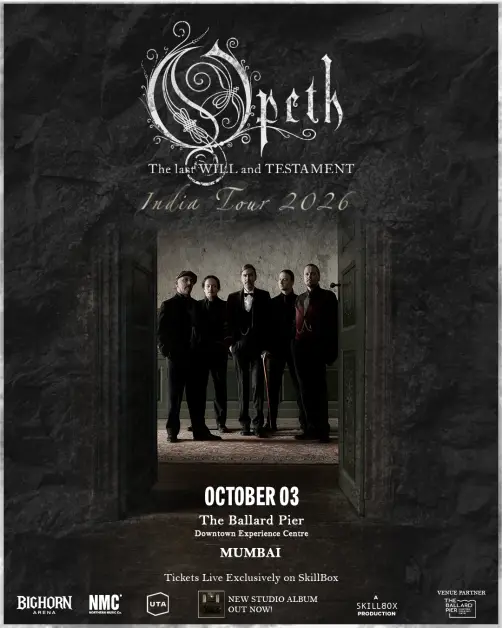 Opeth Live in Mumbai | Bighorn Arena