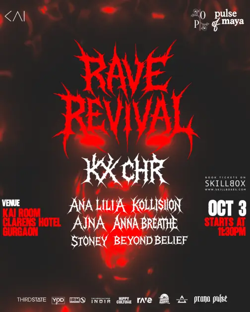 RAVE REVIVAL Feat - KX-CHR , Analilia, Kollision & More - Club Gigs ...