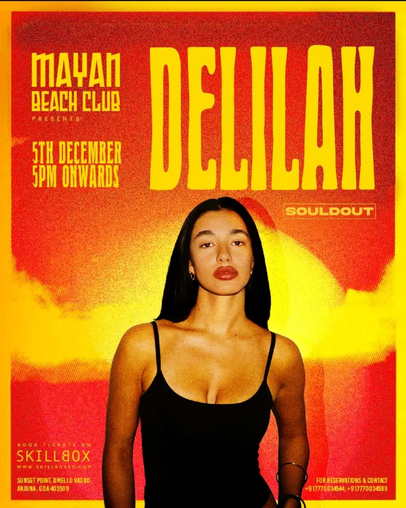 Mayan Beach Club Presents : Delilah on Friday, 5th December (Sundowner Experience) (copy)