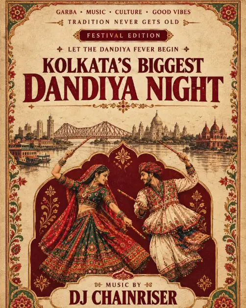 Kolkata’s Biggest Dandiya Night 2026