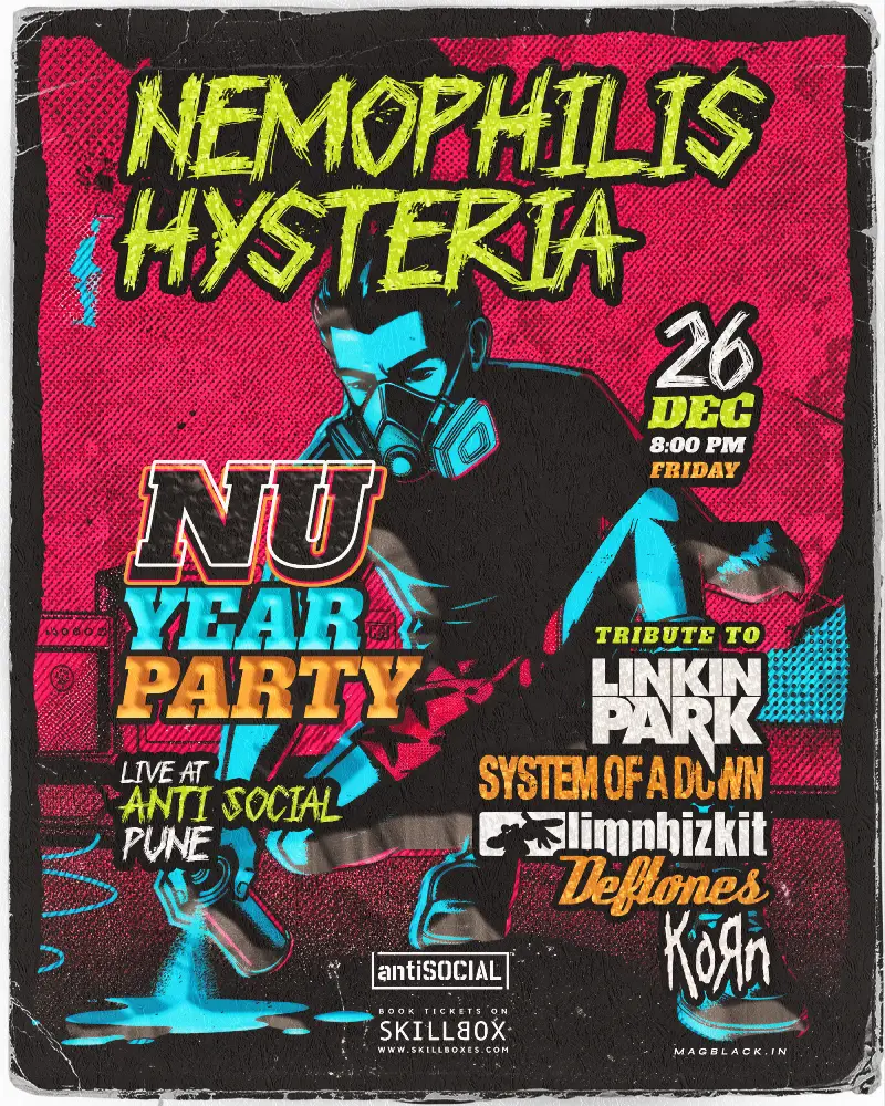 Nu Year Party – Pune Edition with Nemophilis and Hysteria