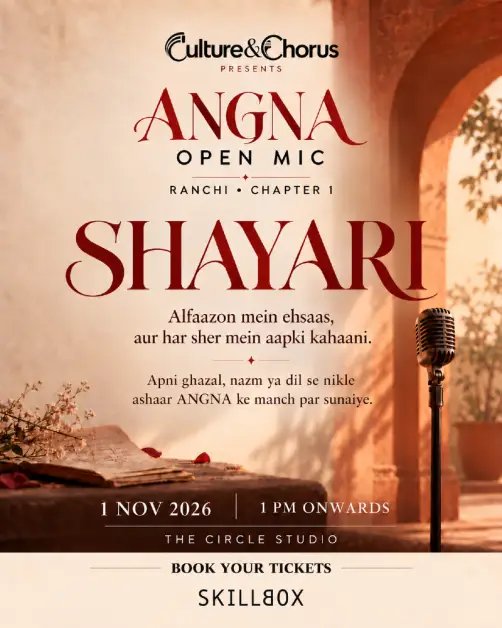ANGNA OPEN MIC RANCHI CHAPTER BY CULTURE AND CHORUS