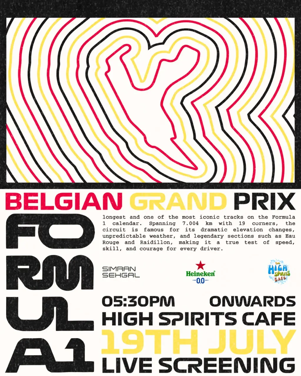 F1 Screening - Belgian Grand Prix