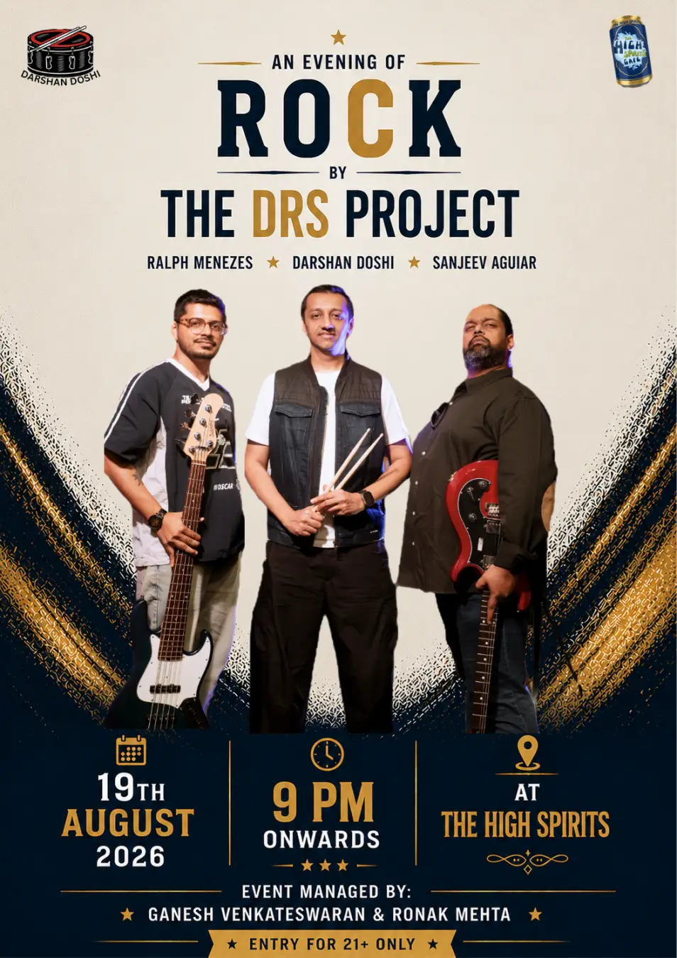 AN EVENING OF ROCK MUSIC BY THE DRS PROJECT
