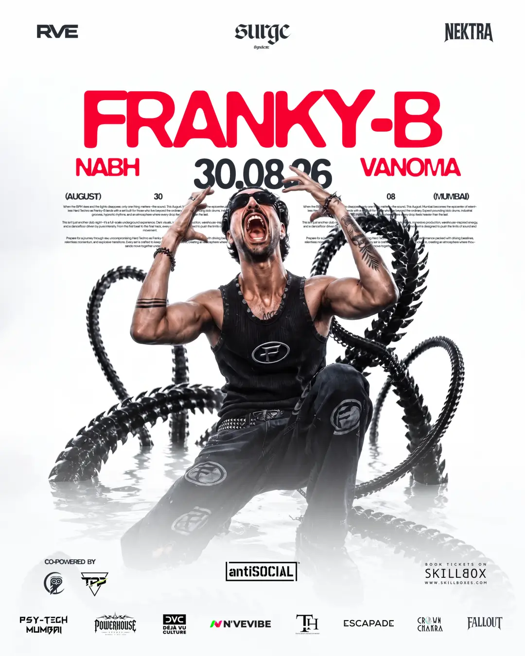 OVERDRIVE || FRANKY-B India Tour || Mumbai