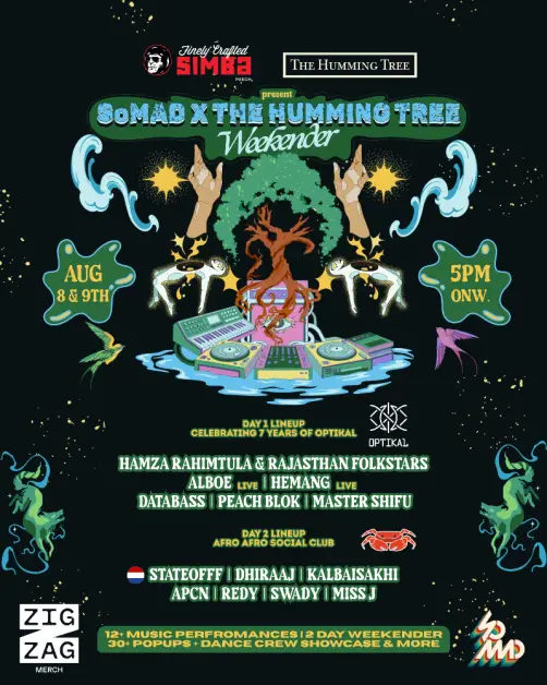 SoMAD X The Humming Tree Weekender event image