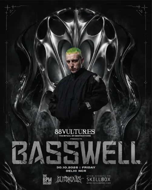 BASSWELL × 88 VULTURES — HALLOWEEN, DELHI in Delhi
