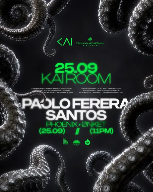 PAOLO FERRARA X  SANTØS [LIVE IN DELHI]