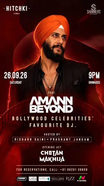 AMANN NAGPAL AT HITCHKI POWAI BOLLYWOOD NIGHT