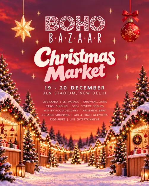 Boho Bazaar Christmas Market 2026 in Delhi