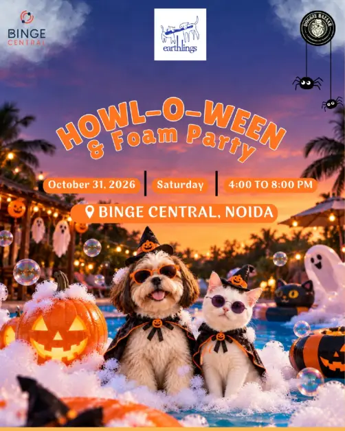 PET PALOOZA: HOWLOWEEN PARTY & FOAM FESTIVAL NOIDA