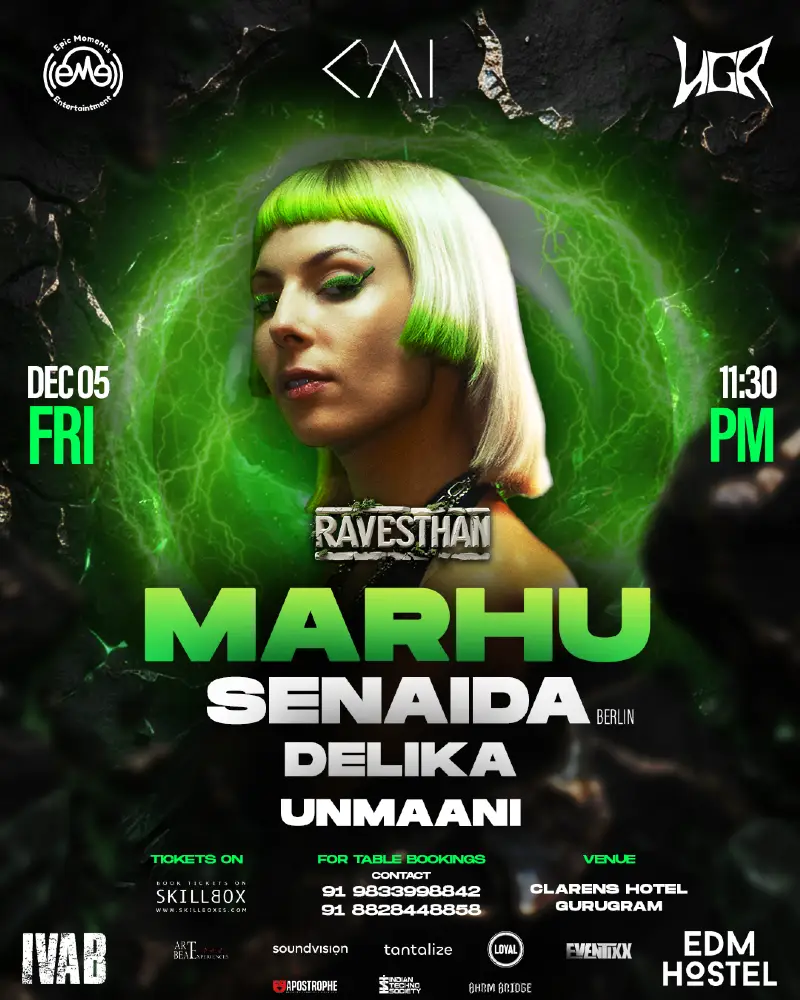 KAI presents  RAVESTHAN ft. MARHU & more