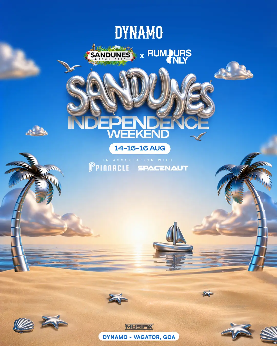 Sandunes Independence Weekend at Dynamo, Goa by Rumours Only