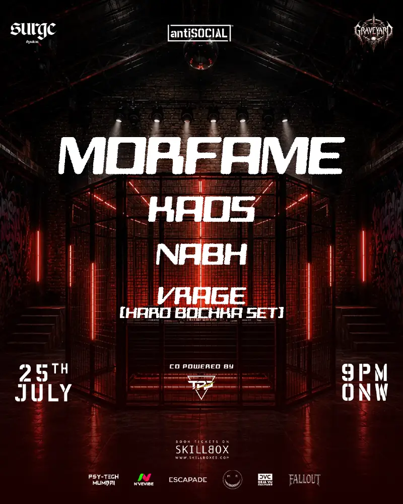 SURGE X GRAVEYARD PRESENTS MORFAME ( CAGE EDITION )