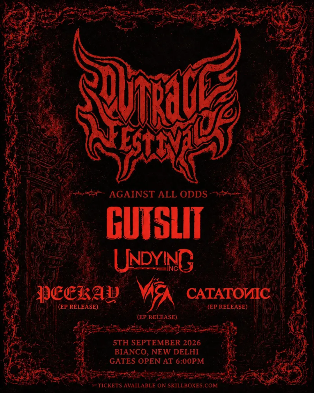 Outrage Festival- Against All Odds Tour || Delhi