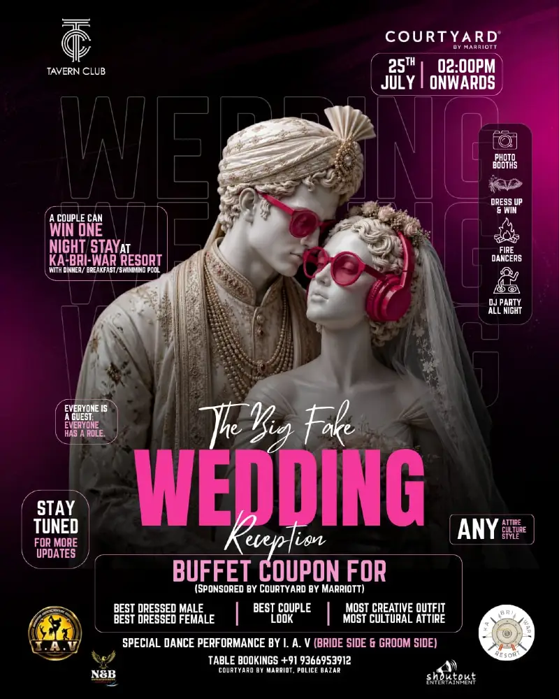 The Big Fake Wedding Reception