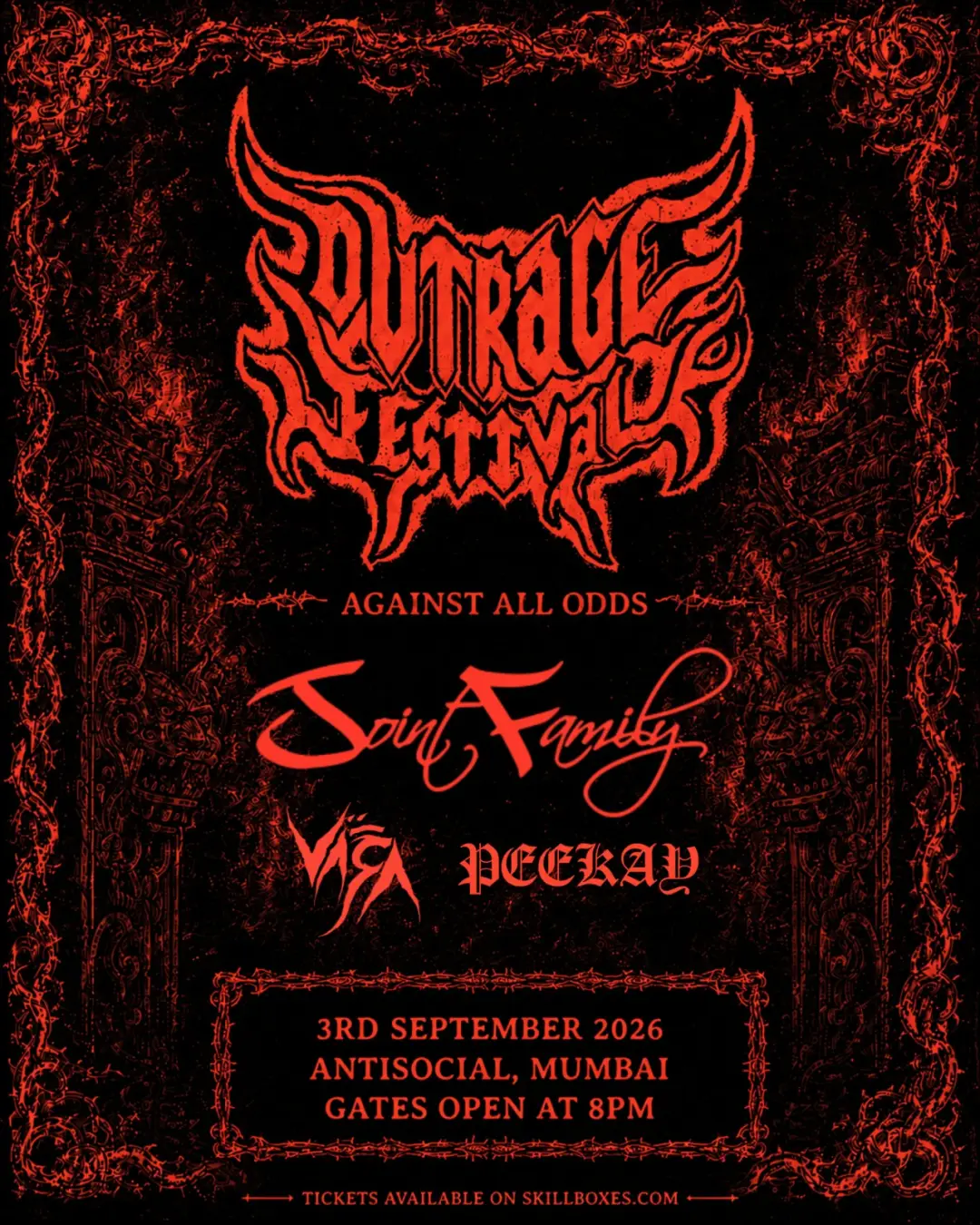 Outrage Festival- Against All Odds Tour || Mumbai