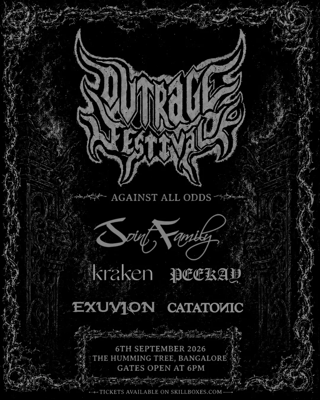 Outrage Festival- Against All Odds Tour || Bangalore