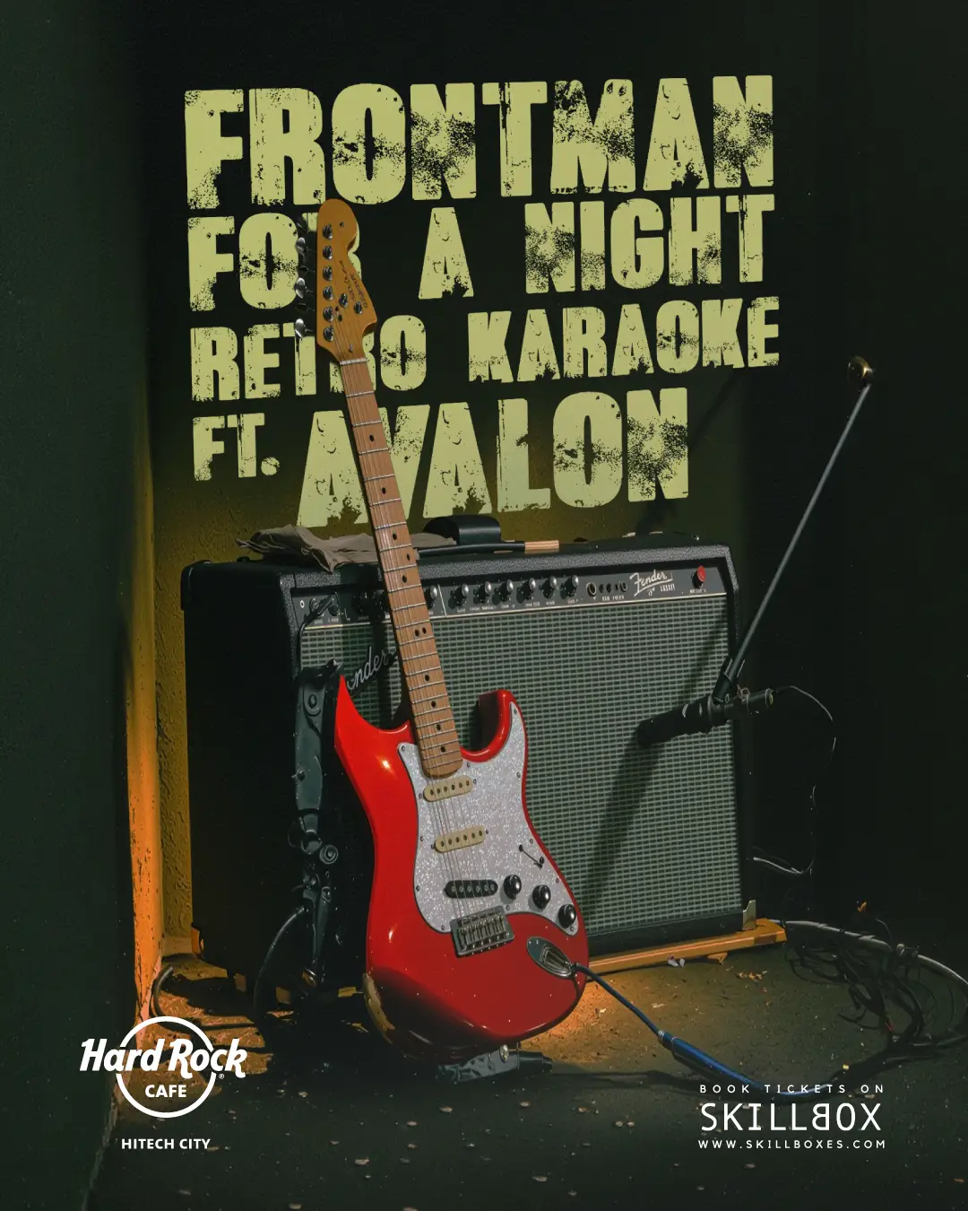 Live Karoake. Tonight, You’re the Frontman. Ft Avalon || Hitech