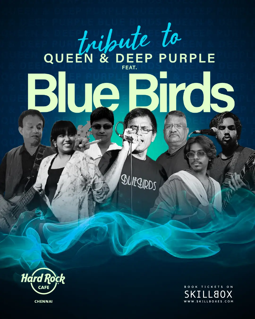 Tribute to Queen & deep Purple ft. Blue Birds || Chennai