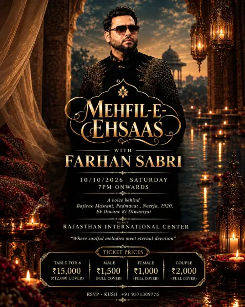 Talent Buzz presents Farhan Sabri Live in Jaipur
