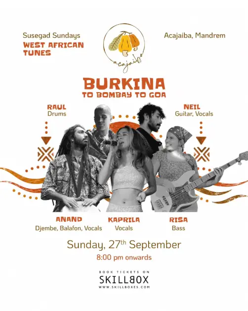 Burkina to Bombay to Goa