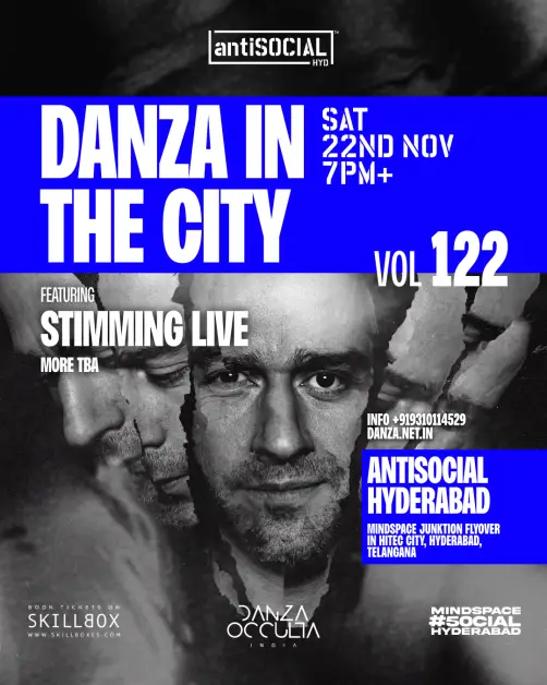 Danza in the city vol.122 ft. STIMMING live + more TBA in Hyderabad