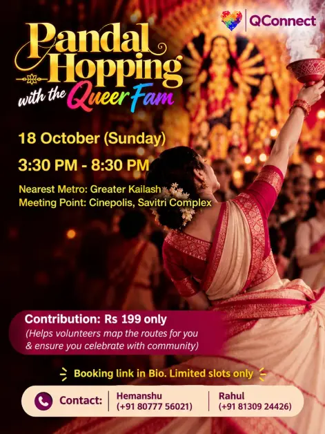Pandal Hopping with Queer Fam in Delhi