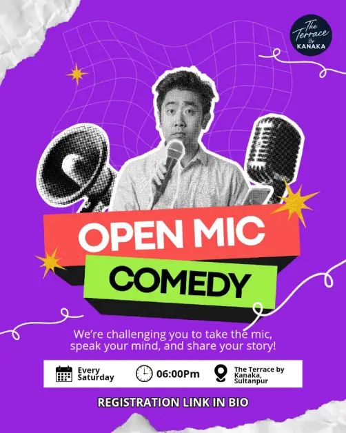 Open Mic Comedy at The Terrace by Kanaka