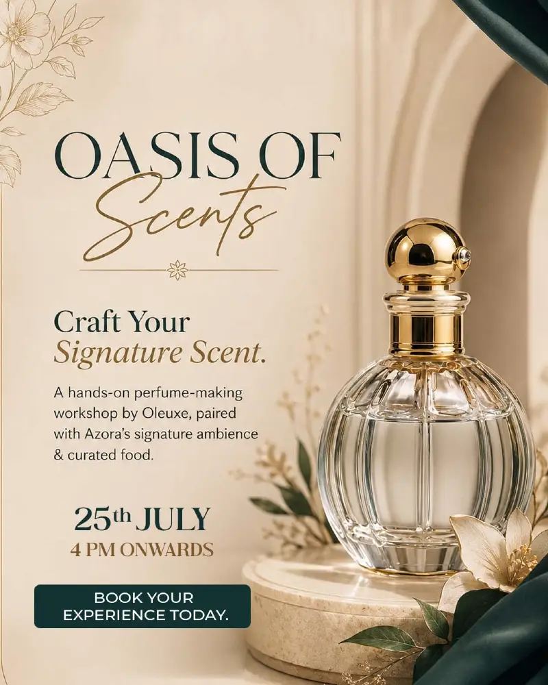 Perfume Making Workshop - Oasis of Scents by Azora x Oleuxe