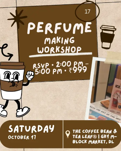 Pop -up & Perfume Making Workshop in Delhi