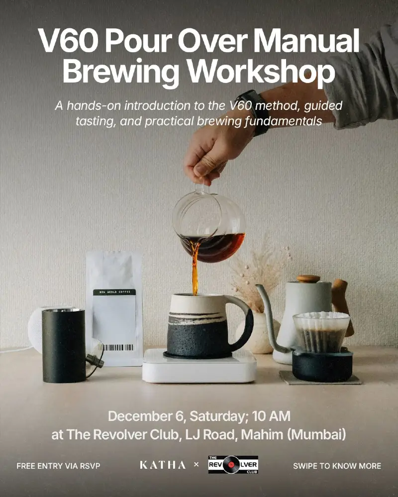 V60 Pour Over Manual Brewing Workshop