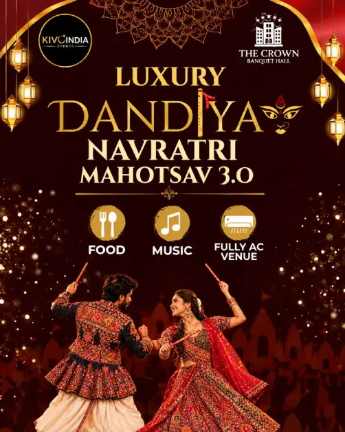 💃🥢Dandiya Navratri Mahotsav 3.O