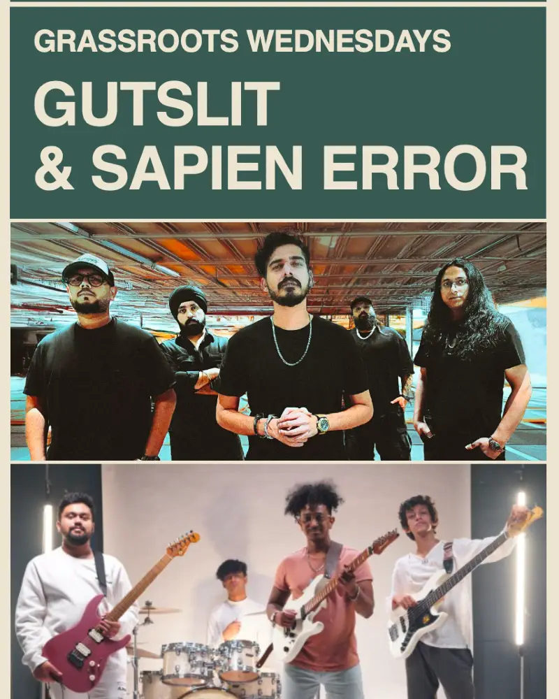 Grassroots Wednesdays with Gutslit & Sapien Error