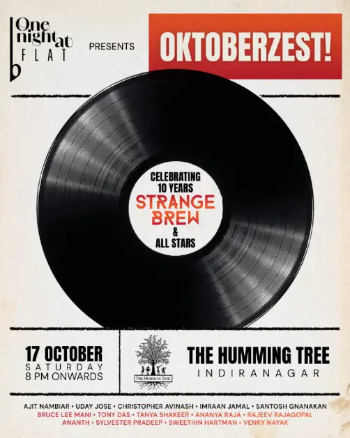 One Night At bFLAT: Oktoberzest Celebrating Strange Brew in Bengaluru