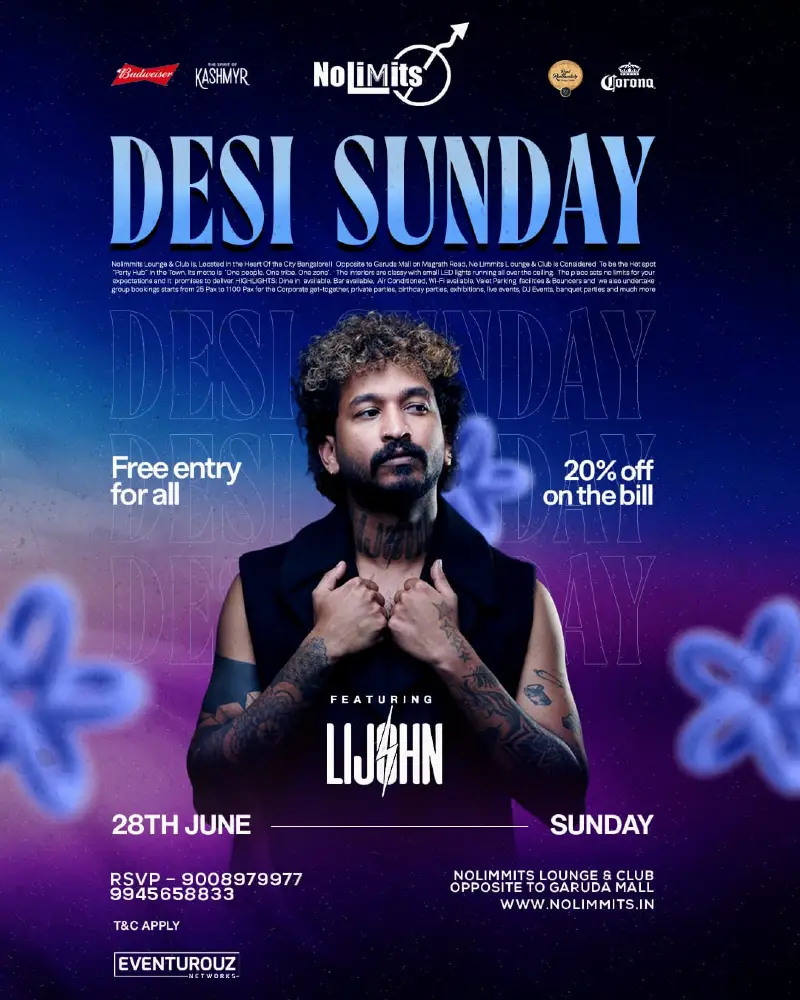Desi Sunday at No Limmits | MG Road