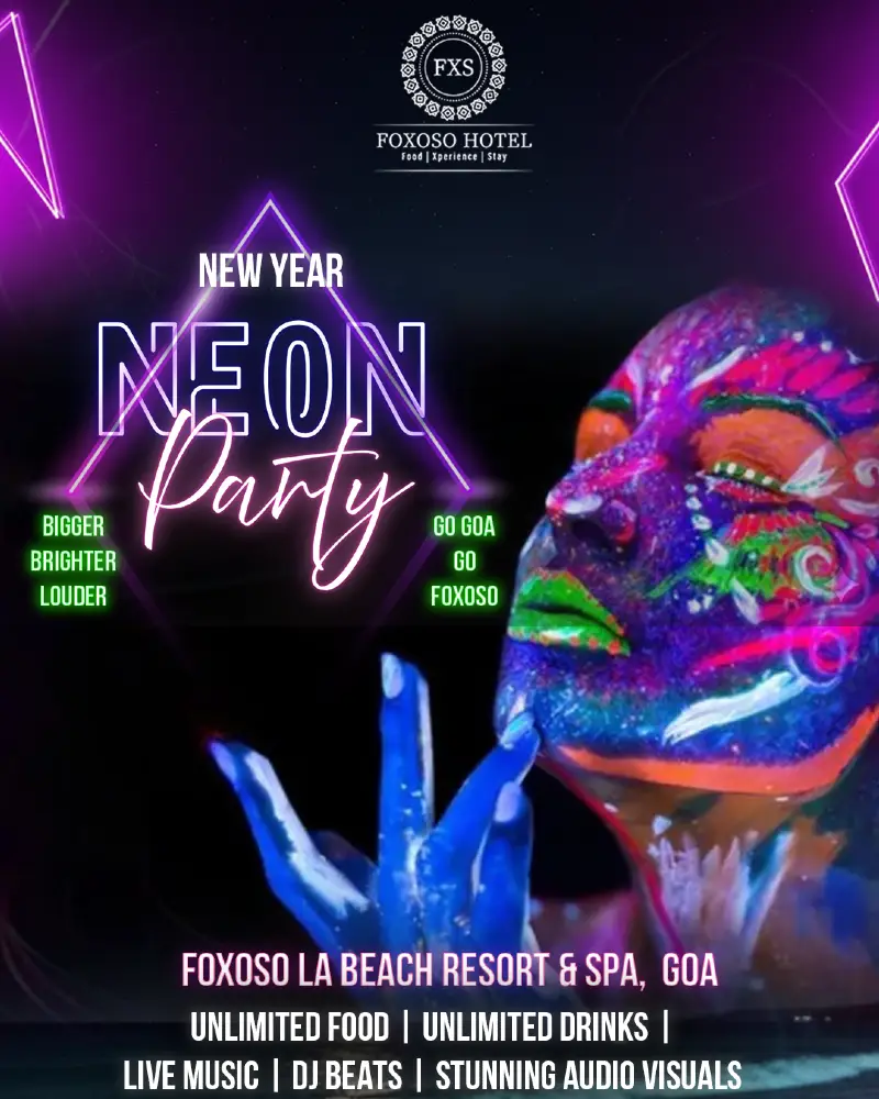 New Year Neon Night 2026 Goa