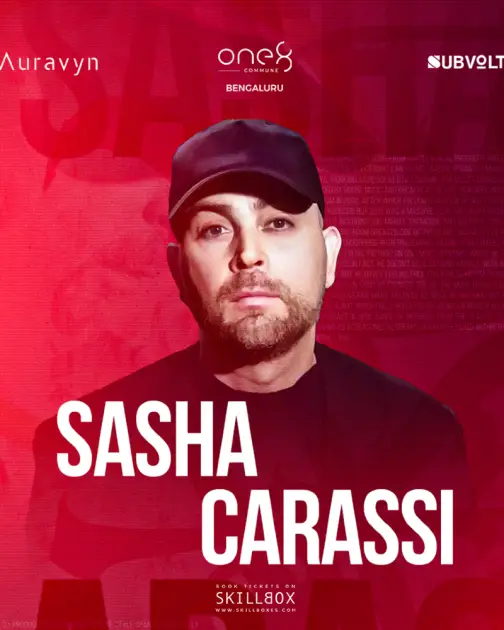 Carassi Mooca Sasha Carassi Live In Bangalore - Club Gigs - Music | Event tickets ...