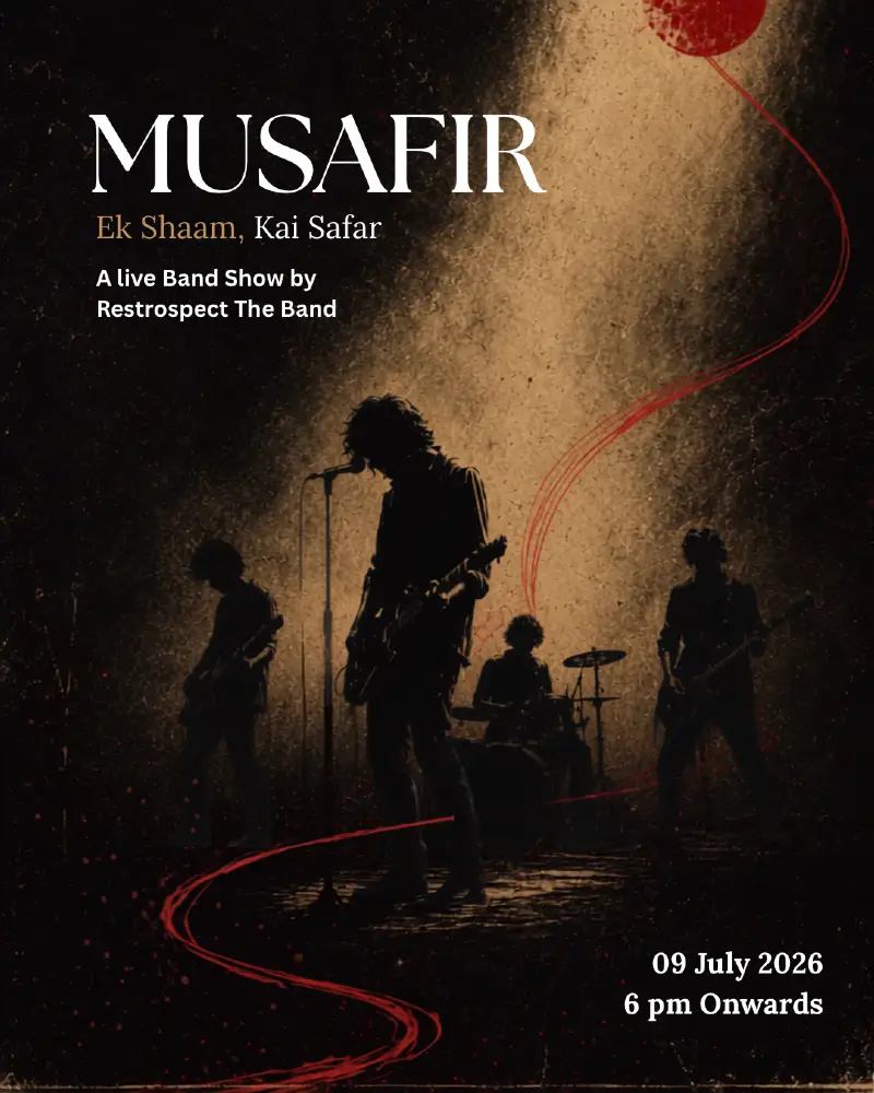 MUSAFIR : Ek Shaam,Kai Safar - A live band showcase by Restrospect The Band