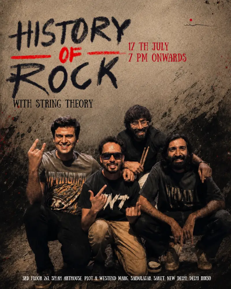 History Of Rock with String Theory