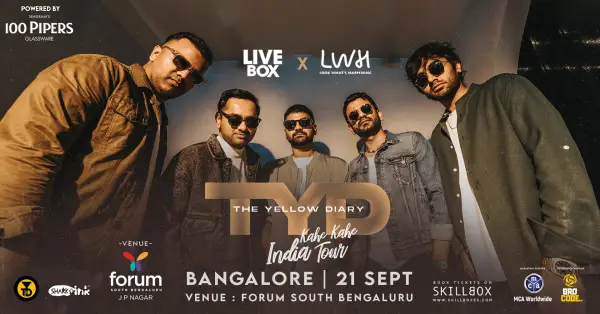 The Yellow Diary Kahe Kahe India Tour // Bangalore