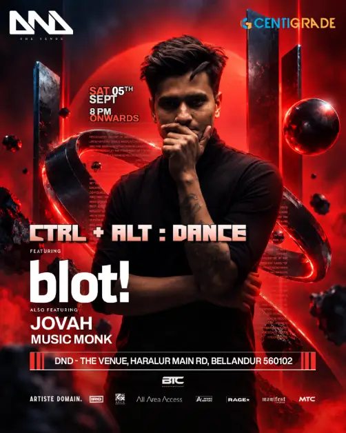 Ctrl + Alt : Dance ft. BLOT / 5th Sept / DND Superclub event image